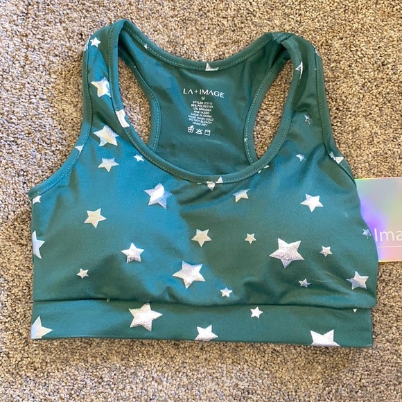 NWT Star Patterned Sports Bra - Picture 2 of 4
